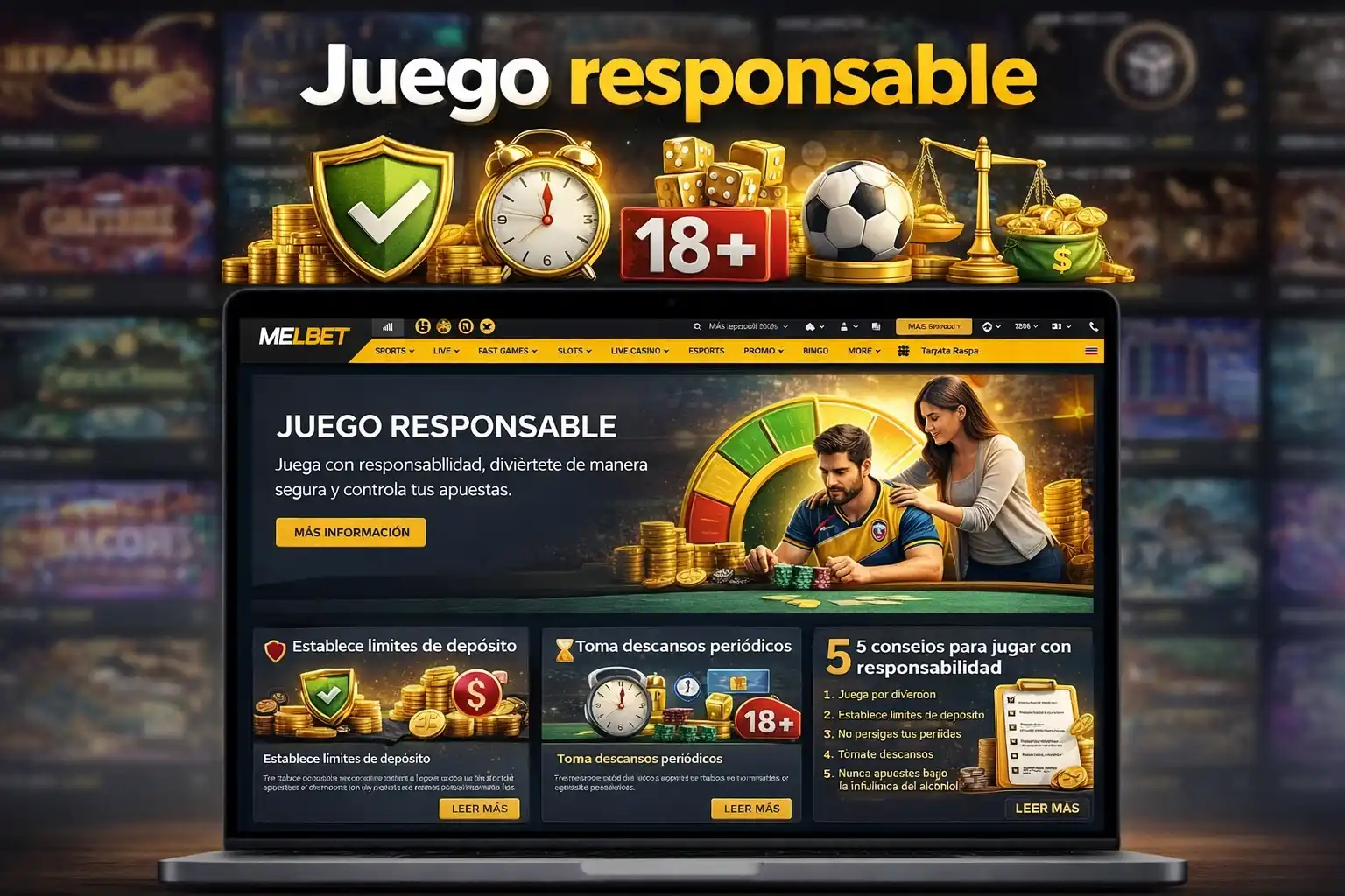 Juego responsable y control de la actividad